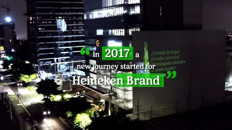 Heineken Presentation Animation